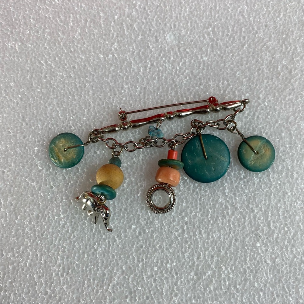 Handmade brooch various pendants